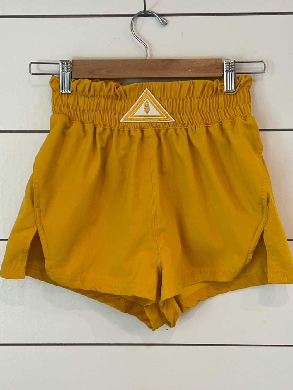 FP Movement by Free People Next Round Sunflower Yellow Shorts